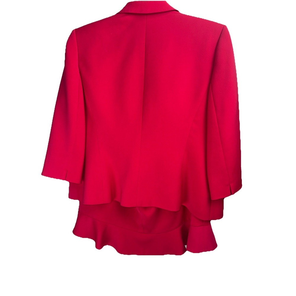 Kasper Pink Petite 16P Women's Suit Set‎ Jacket & Skirt Polyester Elastane - Picture 10 of 10
